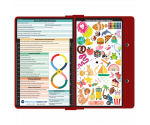 WhiteCoat Clipboard® - Red Child Life Specialist Edition